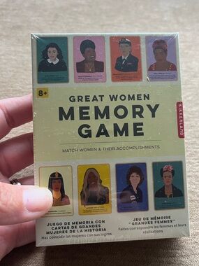 New Great Women Memory Card Game